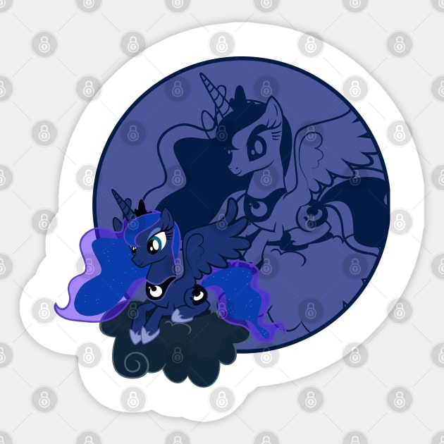 Luna Sticker by Brony Designs